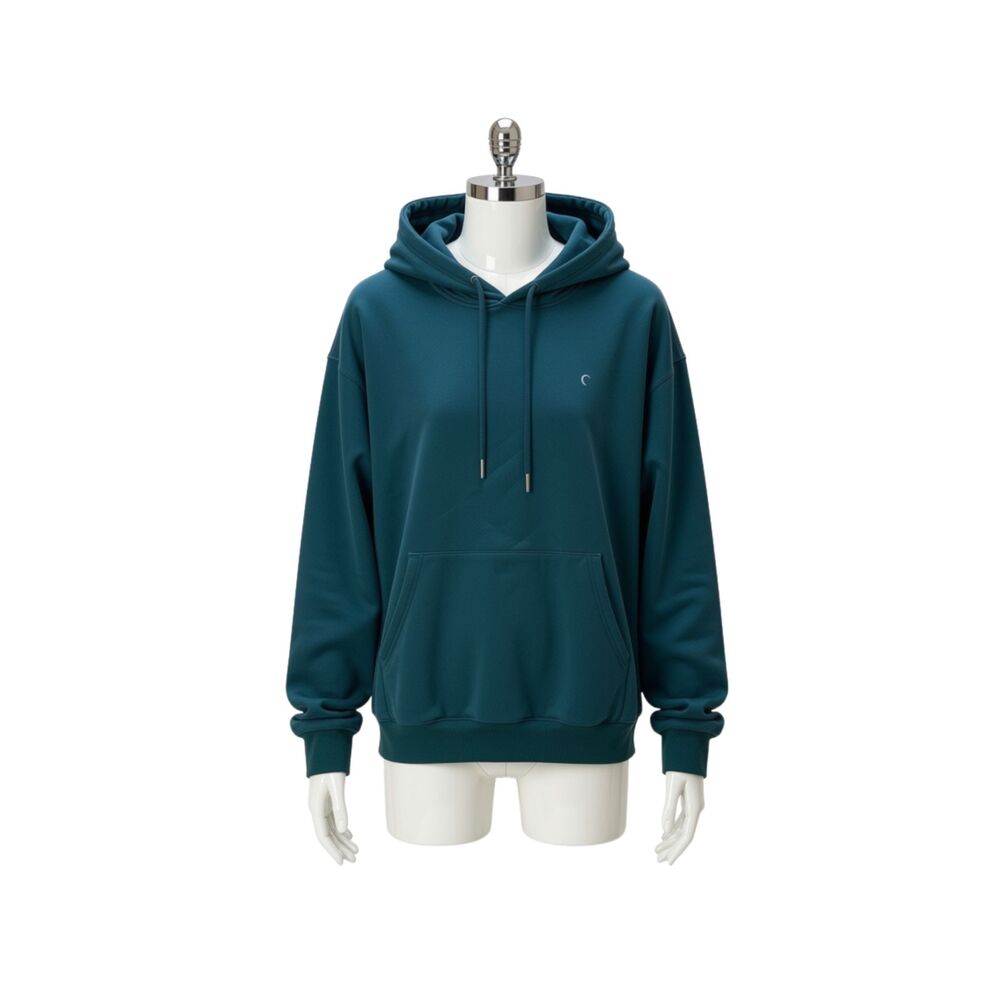 ZYIA Active Cozy Fleece Oversized Forest Green Hoodie Sweatshirt 2XL
